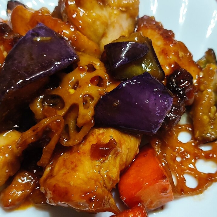 大戸屋風!黒酢あん煮込み